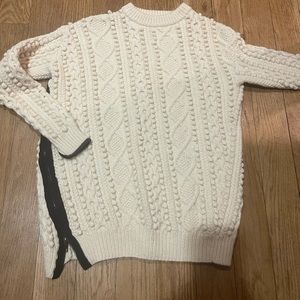 3.1 Phillip Lim Cable Knit Popcorn Sweater